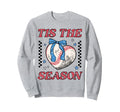 Tis Season Coquette American Baseball Sweatshirt - Unique Graphic Unisex - T-Shirt, Sweatshirt, Hoodie