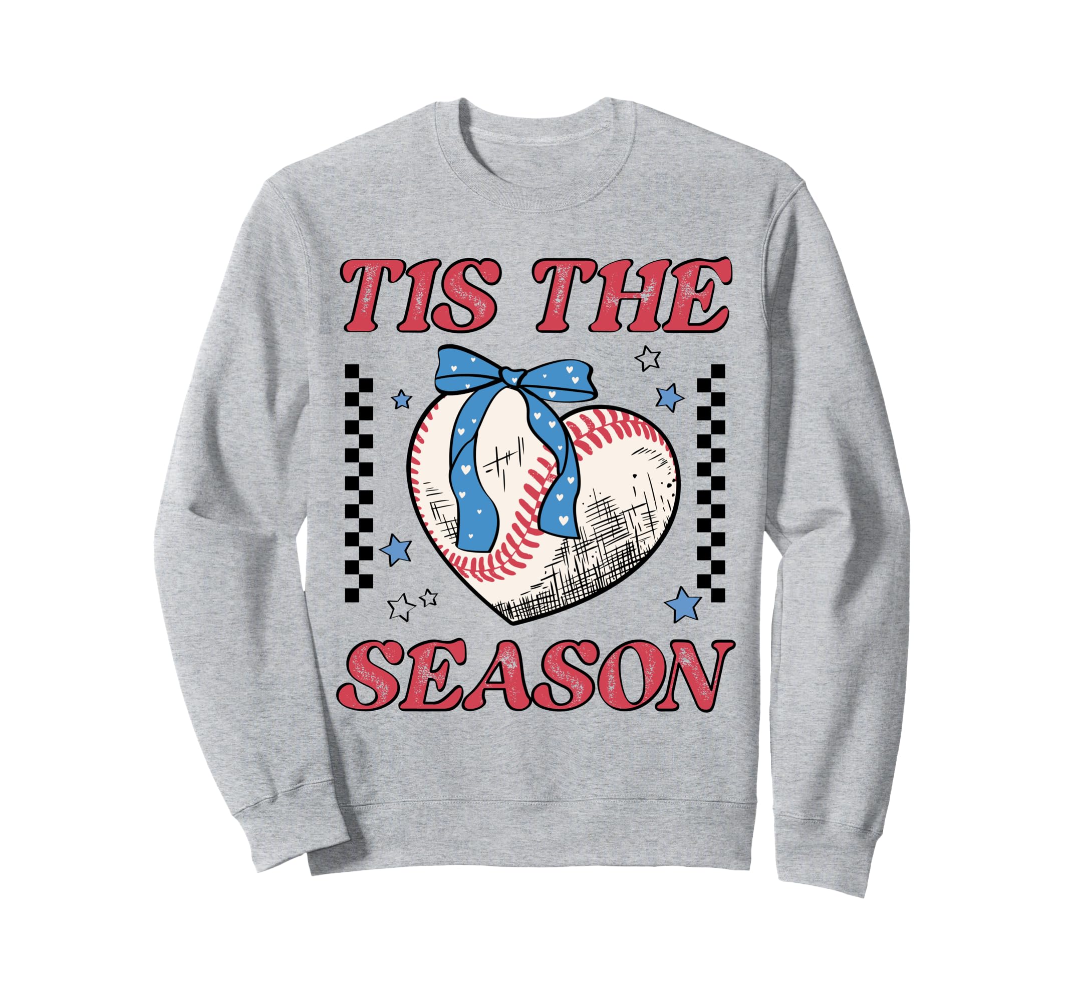 Tis Season Coquette American Baseball Sweatshirt - Unique Graphic Unisex - T-Shirt, Sweatshirt, Hoodie