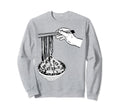 Chopsticks Hands Ramen Bowl Cassette Sweatshirt - Custom Art Print Unisex - T-Shirt, Sweatshirt, Hoodie