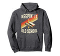 80S 90S Keeping It Old School Cassette Hoodie - Graphic Print for Adults - T-Shirt, Sweatshirt, Hoodie