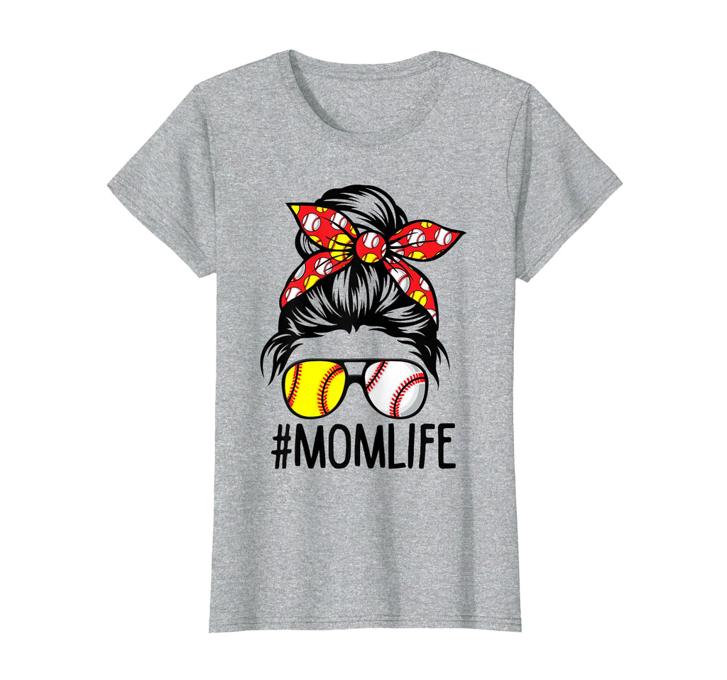 Dy Mom Life Softball Baseball Mothers T-Shirt - Graphic Print for Adults - T-Shirt, Sweatshirt, Hoodie