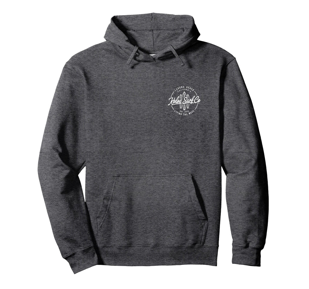 Koloa Surf Laguna Boards White Logo Surf Sweatshirt - Unique Graphic Unisex - T-Shirt, Sweatshirt, Hoodie