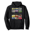 Mixed Tape 80S Cassette Tapes Hoodie - Novelty Apparel for Adults - T-Shirt, Sweatshirt, Hoodie