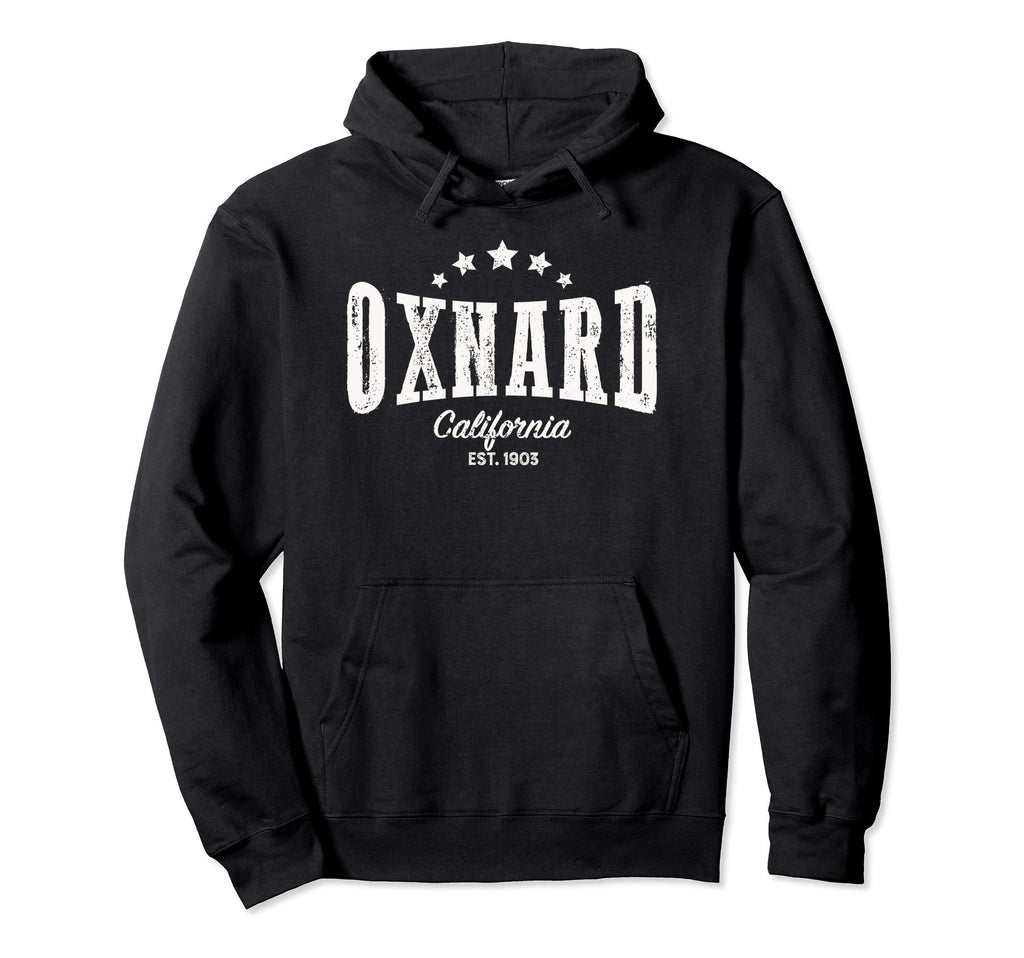 Oxnard Ca Distressed Home City Hoodie - Casual Everyday Wear Men Women - T-Shirt, Sweatshirt, Hoodie