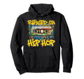 Raised 80S 90S Old School Hip Hop Hoodie - Graphic Print for Adults - T-Shirt, Sweatshirt, Hoodie