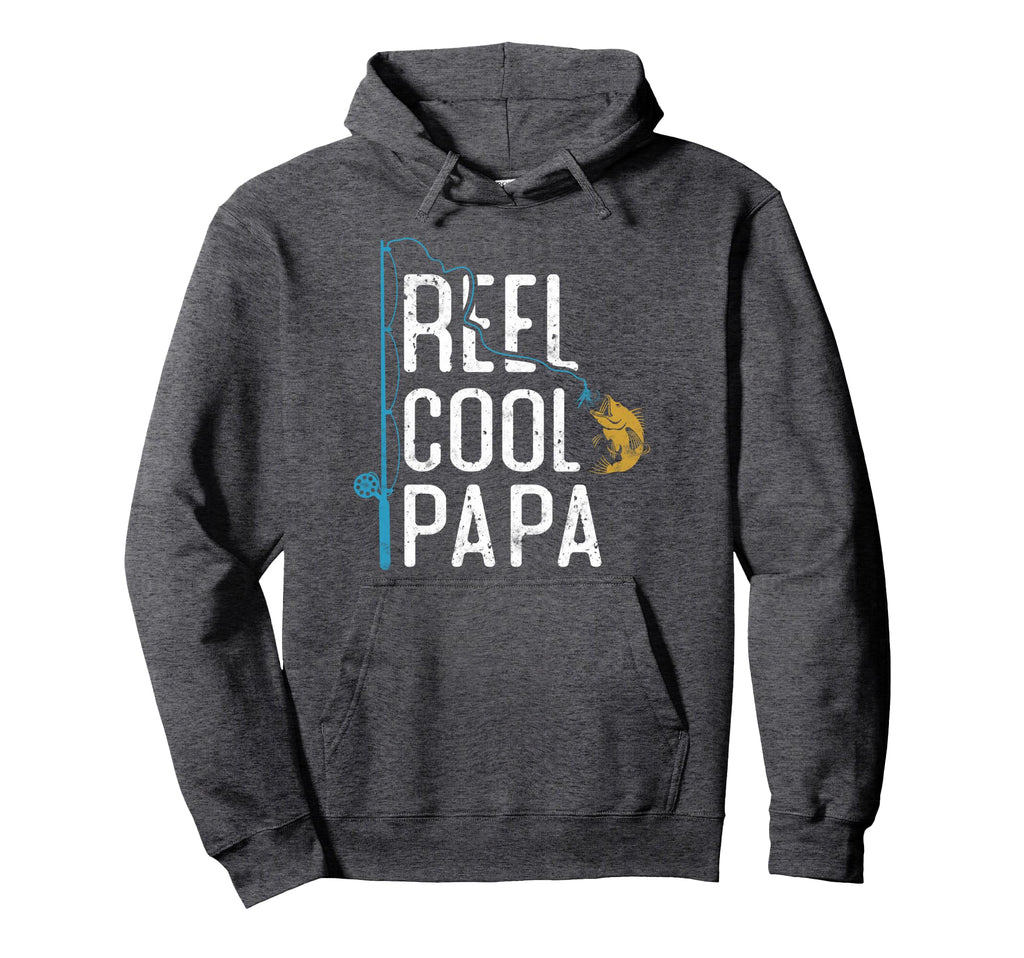 Fishing Papa Fathers Day Gift Hoodie - Novelty Apparel for Adults - T-Shirt, Sweatshirt, Hoodie