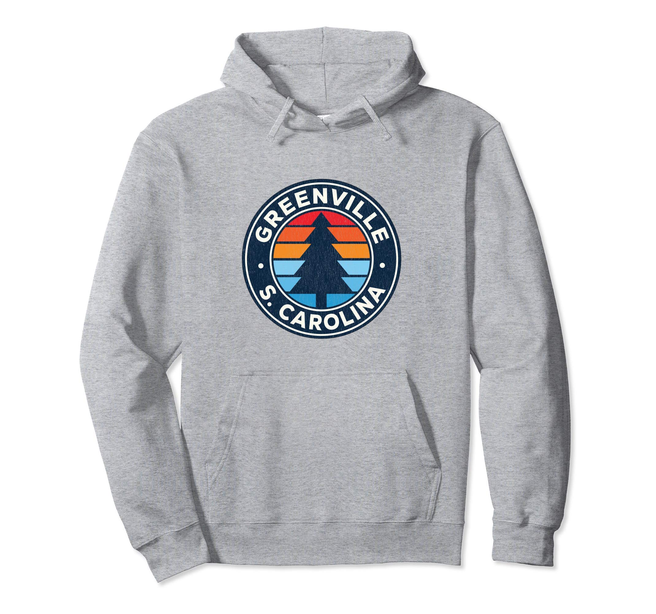 Greenville South Carolina Sc 70S Hoodie - Novelty Apparel Unisex - T-Shirt, Sweatshirt, Hoodie
