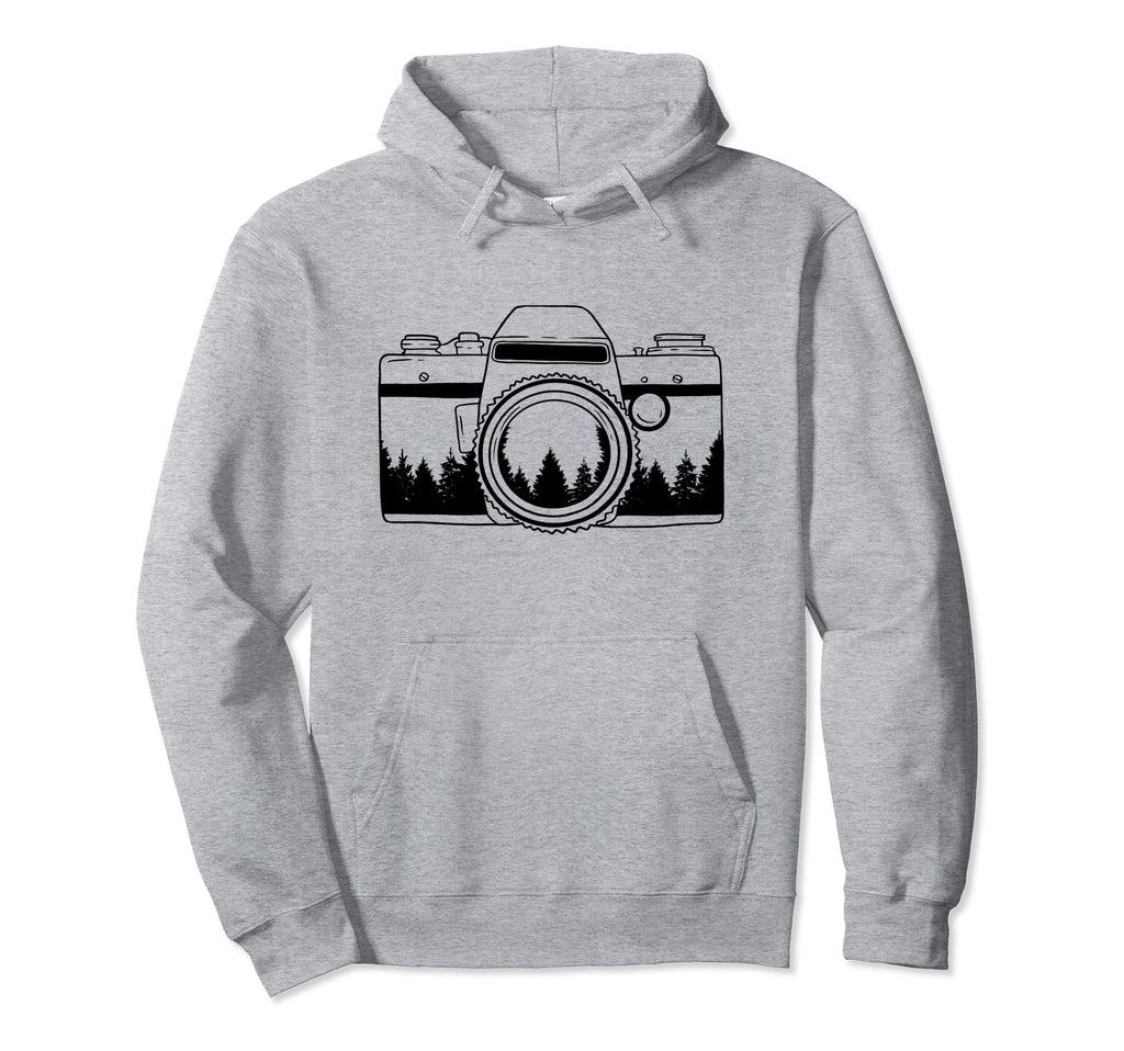 Photographer Camera Trees Nature Hoodie - Streetwear Style for Adults - T-Shirt, Sweatshirt, Hoodie