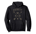 Everett Wa Home City Distressed Arrows Hoodie - Novelty Apparel Men Women - T-Shirt, Sweatshirt, Hoodie