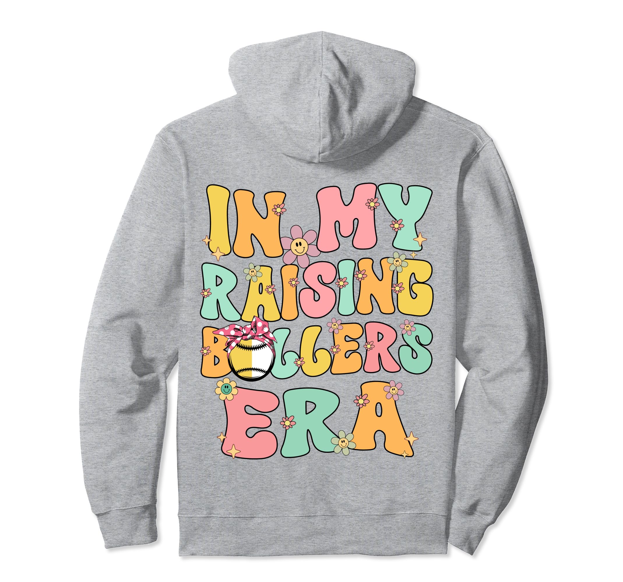 My Raising Baller Era Baseball Softball Hoodie - Streetwear Style Unisex - T-Shirt, Sweatshirt, Hoodie