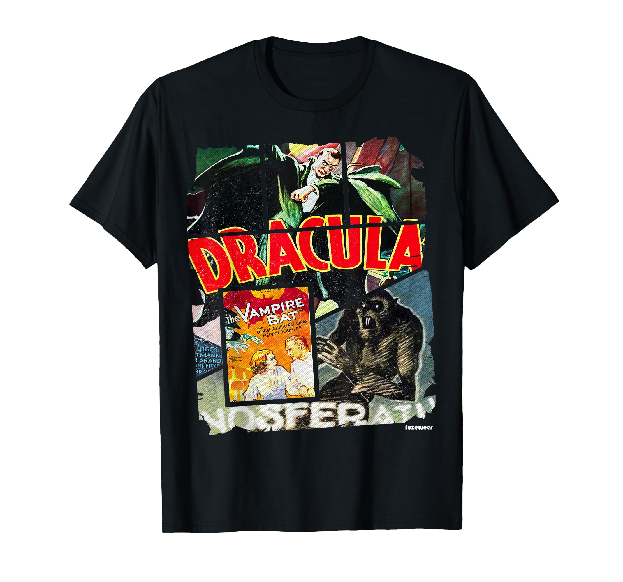 Horror Nosferatu Movie Collage T-Shirt - Custom Art Print Men Women - T-Shirt, Sweatshirt, Hoodie