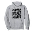 Moms Against White Baseball Pants Hoodie - Aesthetic Graphic Men Women - T-Shirt, Sweatshirt, Hoodie