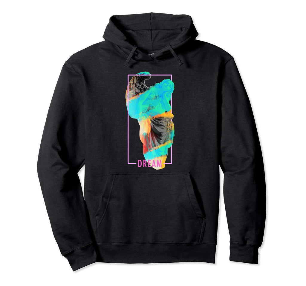 Dream Angel Statue Vaporwave Aesthetic Art Hoodie - Graphic Print Unisex - T-Shirt, Sweatshirt, Hoodie