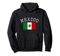 Flag Mexico Distressed Mexican Flag Hoodie - Novelty Apparel Men Women - T-Shirt, Sweatshirt, Hoodie