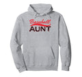 Baseball Aunt Family Matching Aunt Hoodie - Aesthetic Graphic Unisex - T-Shirt, Sweatshirt, Hoodie