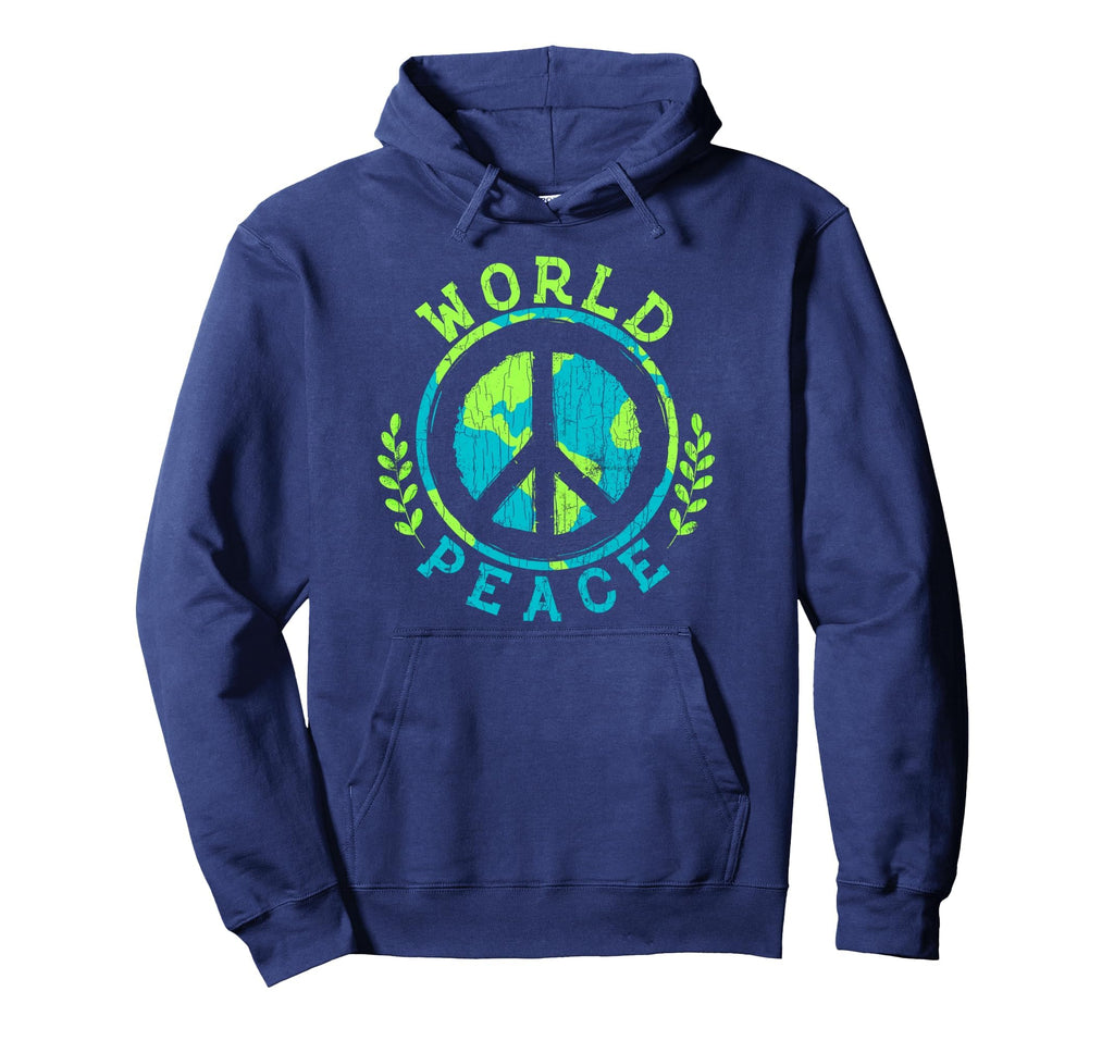 World Peace Funny Love International Hoodie - Fun Novelty Design Unisex - T-Shirt, Sweatshirt, Hoodie