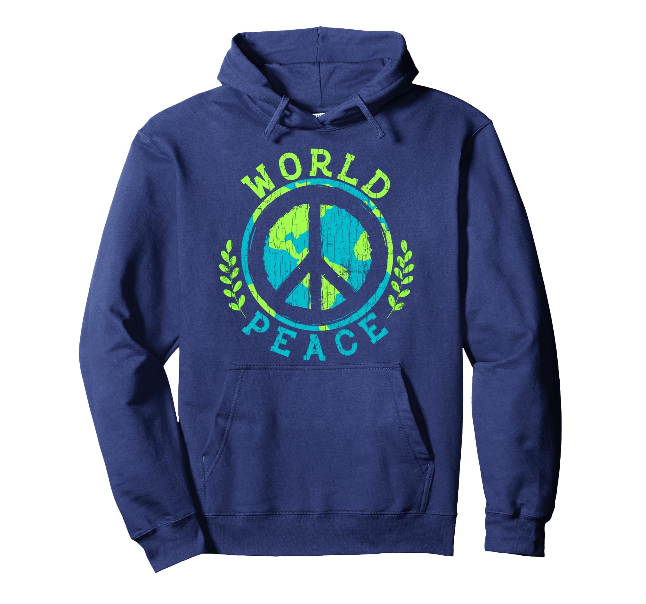 World Peace Funny Love International Hoodie - Fun Novelty Design Unisex - T-Shirt, Sweatshirt, Hoodie
