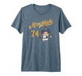 Monchhichi Little Baseball Player T-Shirt - Fun Novelty Design for Adults - T-Shirt, Sweatshirt, Hoodie