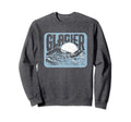 Glacier National Park Distressed 80S Sweatshirt - Graphic Print for Adults - T-Shirt, Sweatshirt, Hoodie