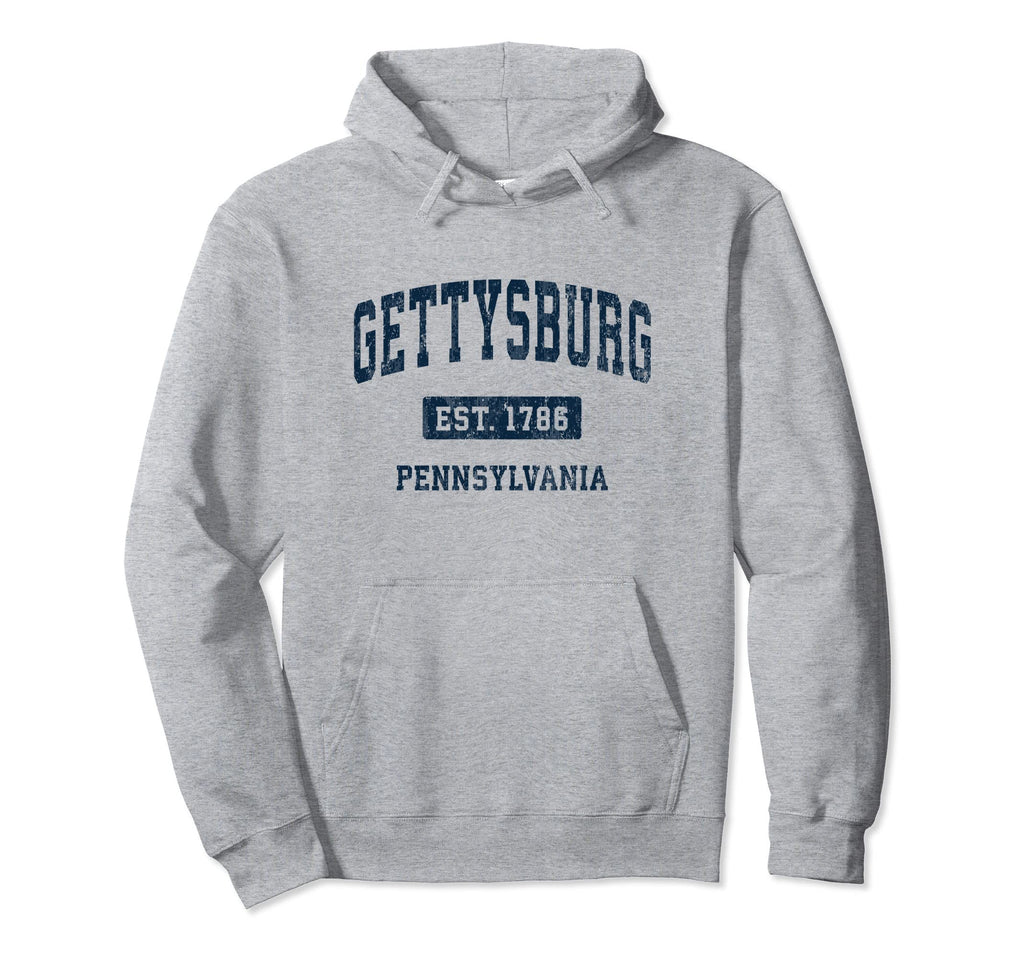 Gettysburg Pennsylvania Pa Athletic Hoodie - Unique Graphic for Adults - T-Shirt, Sweatshirt, Hoodie