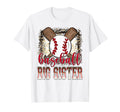 Baseball Big Sister Leopard Proud T-Shirt - Aesthetic Graphic Men Women - T-Shirt, Sweatshirt, Hoodie