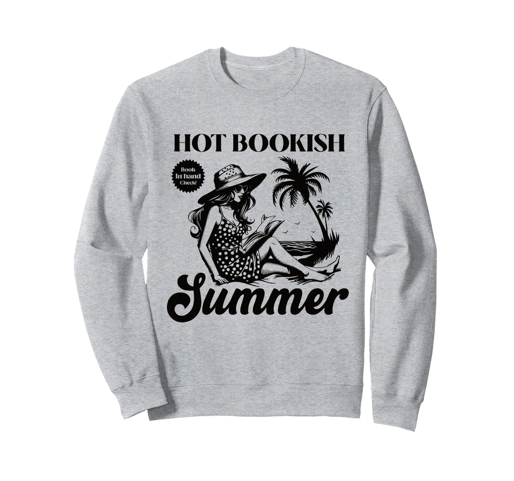 Boho Book Lover Summer Beach Vibes Sweatshirt - Novelty Apparel for Adults - T-Shirt, Sweatshirt, Hoodie