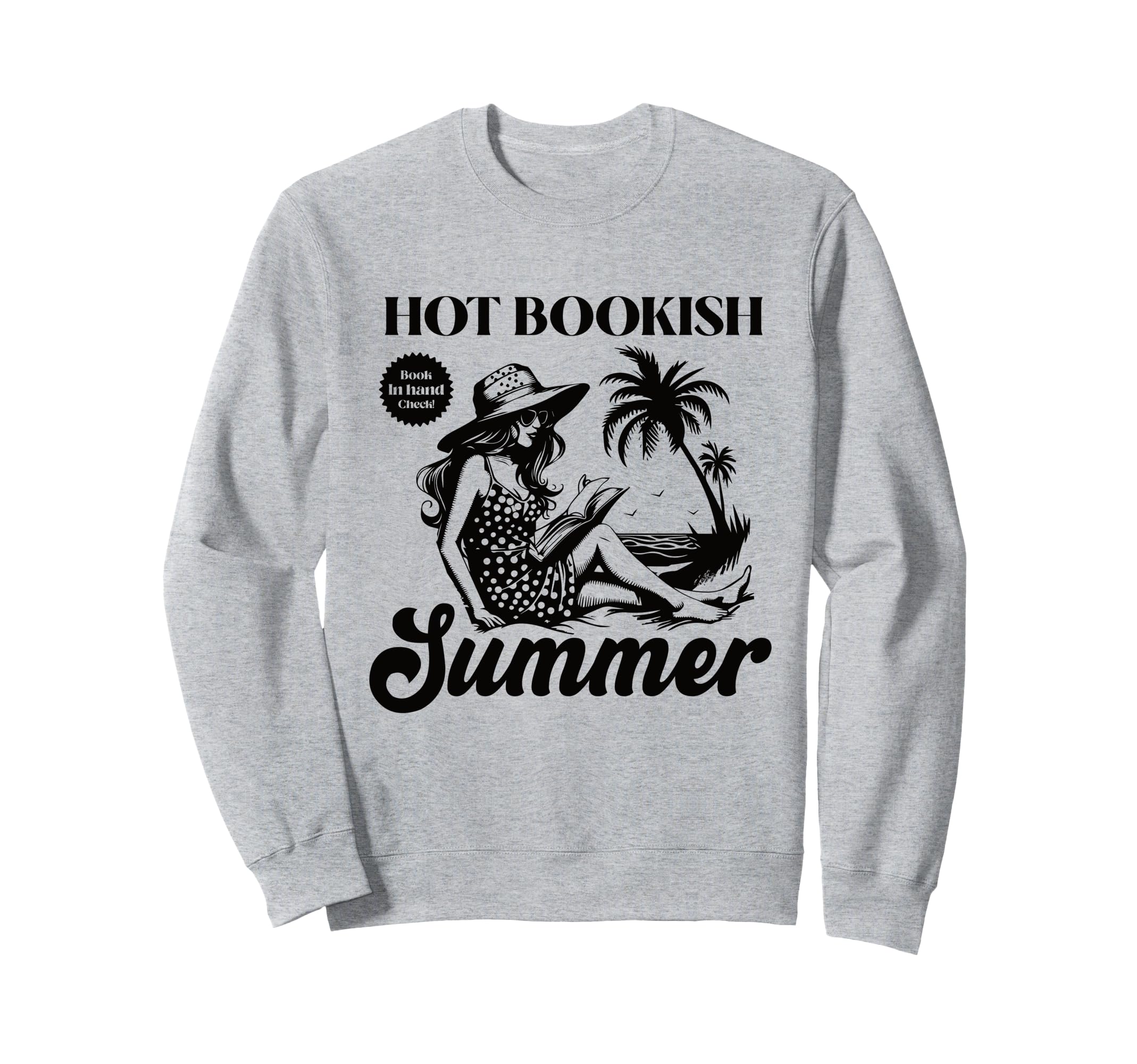 Boho Book Lover Summer Beach Vibes Sweatshirt - Novelty Apparel for Adults - T-Shirt, Sweatshirt, Hoodie