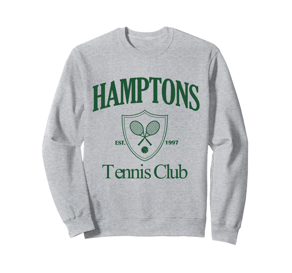 Hamptons Tennis Club 90S Aesthetic Sweatshirt - Streetwear Style Men Women - T-Shirt, Sweatshirt, Hoodie