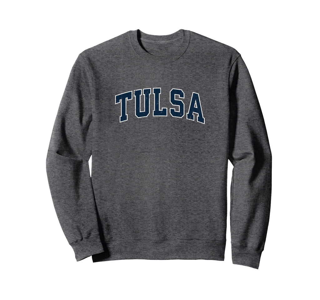 Tulsa Oklahoma Ok Sports Navy Sweatshirt - Unique Graphic for Adults - T-Shirt, Sweatshirt, Hoodie