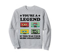 Funny Cassette 80S 90S Mixed Tape Sweatshirt - Minimalist Print Men Women - T-Shirt, Sweatshirt, Hoodie