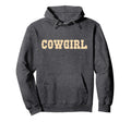 Cowgirl Aesthetic Y2K 90S Beige Brown Hoodie - Novelty Apparel for Adults - T-Shirt, Sweatshirt, Hoodie
