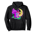 Mushroom Kowai Teddy Bear Moon Japanese Hoodie - Minimalist Print Unisex - T-Shirt, Sweatshirt, Hoodie