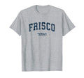 Frisco Texas Tx Varsity Sports Navy T-Shirt - Minimalist Print for Adults - T-Shirt, Sweatshirt, Hoodie