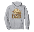 Baseball Dad Summer Sports Lover Fathers Day Hoodie - Graphic Print Unisex - T-Shirt, Sweatshirt, Hoodie