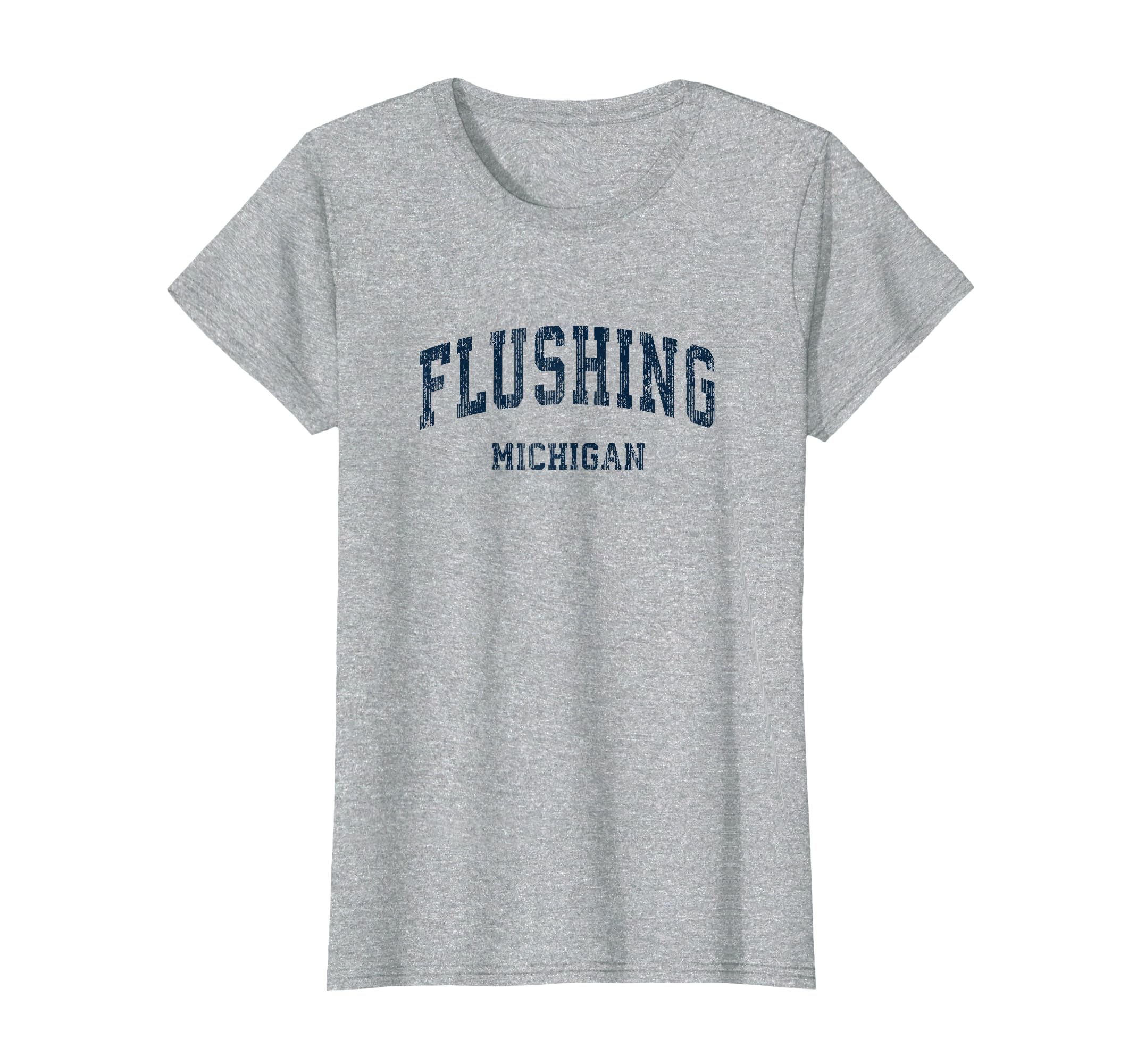 Flushing Michigan Mi Varsity Sports Navy T-Shirt - Unique Graphic Men Women - T-Shirt, Sweatshirt, Hoodie
