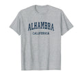 Alhambra California Ca Varsity Sports T-Shirt - Custom Art Print Unisex - T-Shirt, Sweatshirt, Hoodie