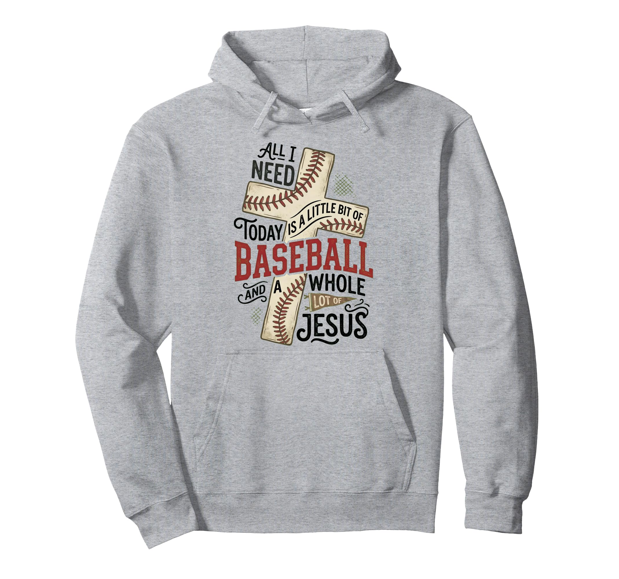 I Need Baseball And Jesus Sports Mom Hoodie - Fun Novelty Design Unisex - T-Shirt, Sweatshirt, Hoodie