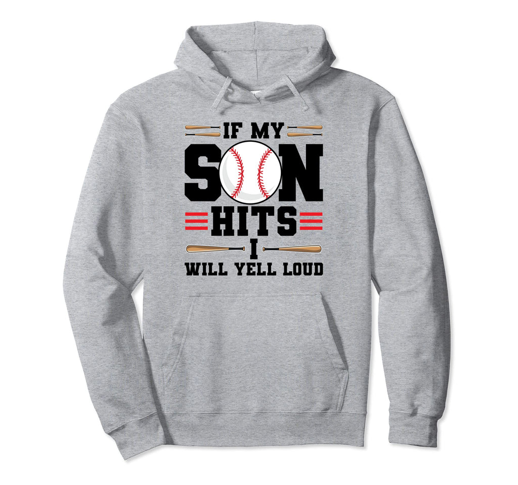If My Son Hits I Will Yell Loud Hoodie - Aesthetic Graphic for Adults - T-Shirt, Sweatshirt, Hoodie