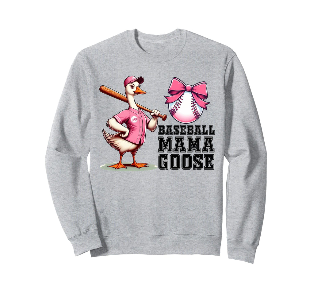 Baseball Mom Loud Proud Silly Goose Sweatshirt - Unique Graphic Men Women - T-Shirt, Sweatshirt, Hoodie