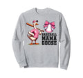 Baseball Mom Loud Proud Silly Goose Sweatshirt - Unique Graphic Men Women - T-Shirt, Sweatshirt, Hoodie