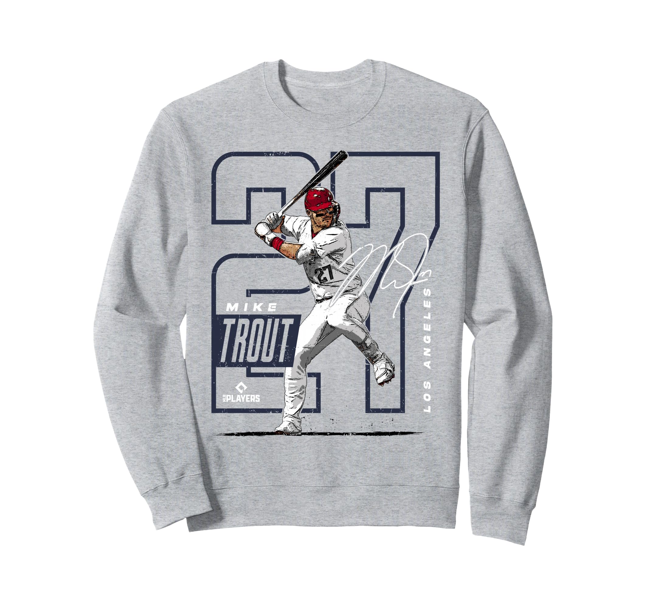 Mike Trout Los Angeles Baseball Sweatshirt - Aesthetic Graphic Men Women - T-Shirt, Sweatshirt, Hoodie