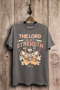 The Lord Is My Strength Graphic Top - Adult & Kids T-Shirts, Sweatshirts & Hoodies apparel design preview 1