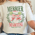 Merrier Martini Christmas Graphic Gildan - Adult & Kids T-Shirts, Sweatshirts & Hoodies apparel design preview 1
