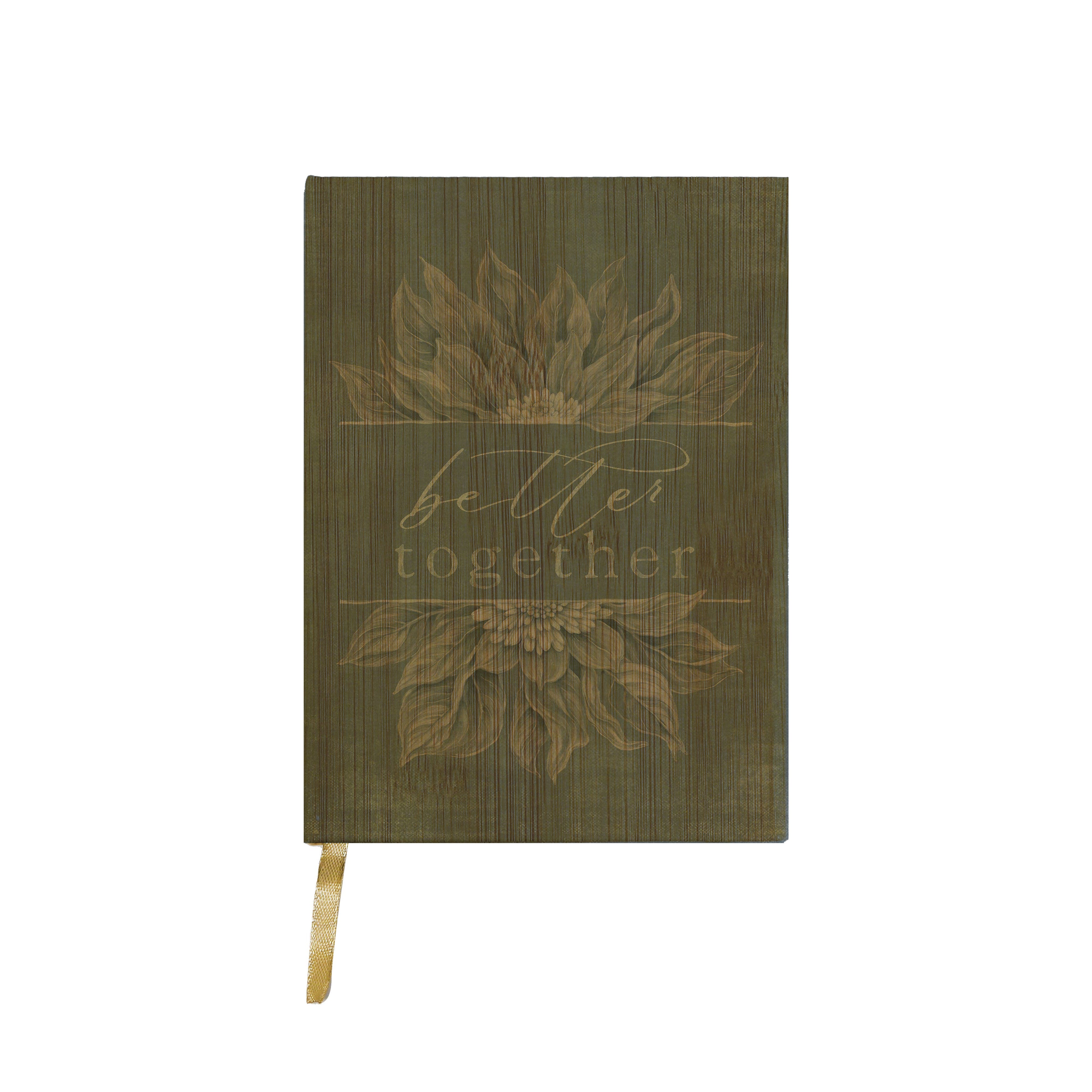 Better Together Blue Floral Journal - Adult & Kids T-Shirts, Sweatshirts & Hoodies apparel design preview 1