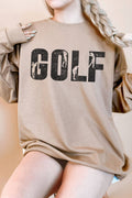 Golf Silhouette Oversized Graphic Terry - Adult & Kids T-Shirts, Sweatshirts & Hoodies apparel design preview 1