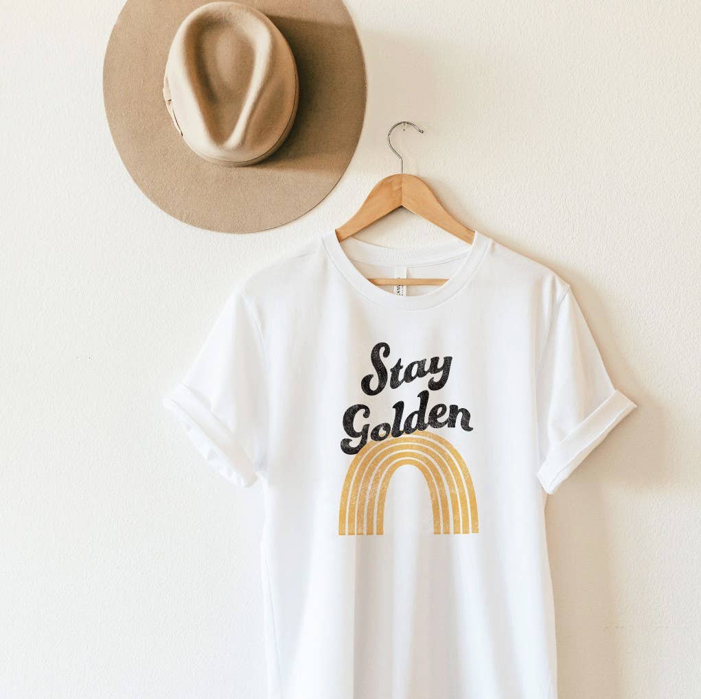 Stay Golden Graphic - Adult & Kids T-Shirts, Sweatshirts & Hoodies apparel design preview 1