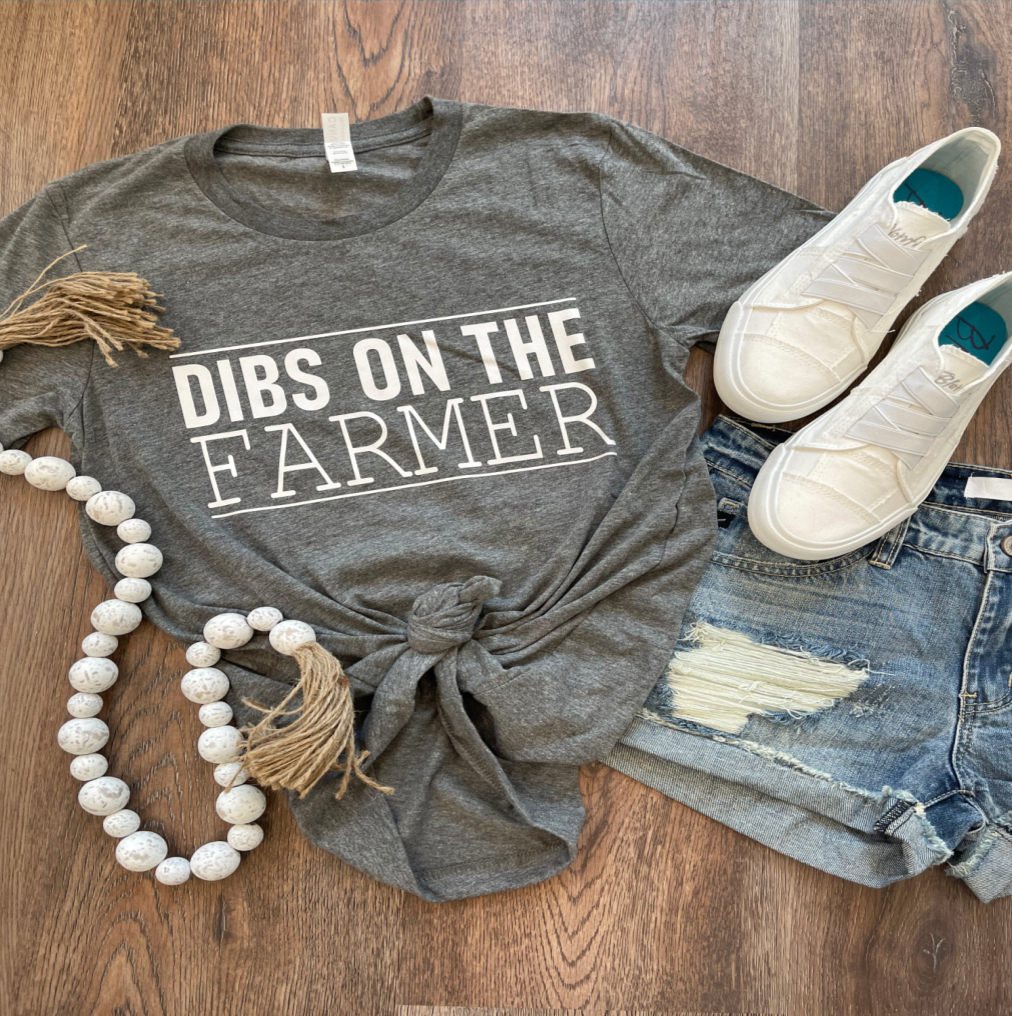 Dibs On the Farmer - Adult & Kids T-Shirts, Sweatshirts & Hoodies apparel design preview 1