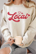 I'm Local Love Graphic Brushed - Adult & Kids T-Shirts, Sweatshirts & Hoodies apparel design preview 1
