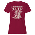 Western Boot Scoot Women's Cardinal Red - Adult & Kids T-Shirts, Sweatshirts & Hoodies apparel design preview 1