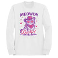 Meowdy Darlin' Cowboy Women's White - Adult & Kids T-Shirts, Sweatshirts & Hoodies apparel design preview 1